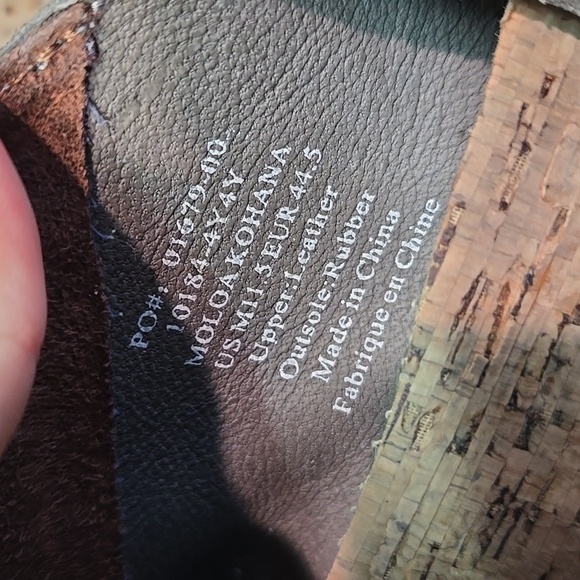 Olukai Men's Moloa Kohana Leather Gray Loafers Slip On Shoes Sz 11.5 - Picture 9 of 15